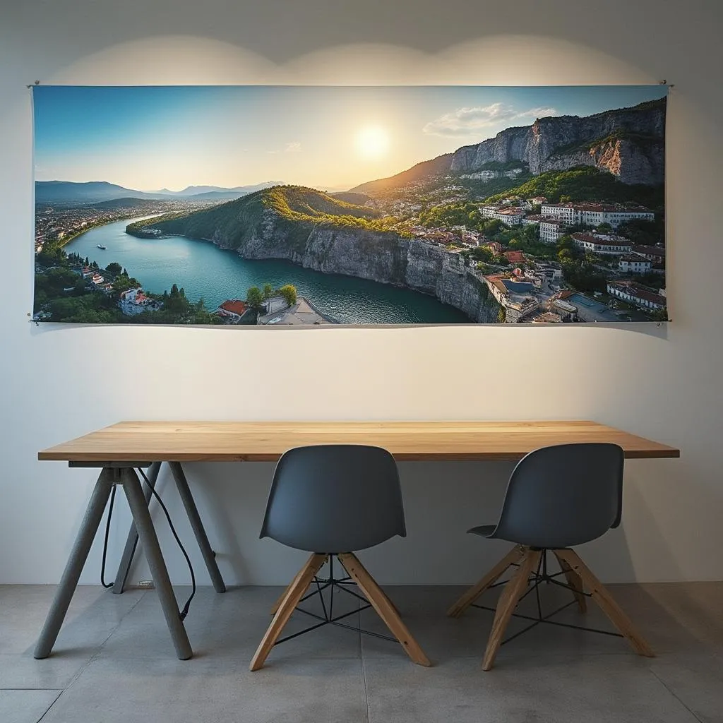 Image illustrant la création d'un panorama